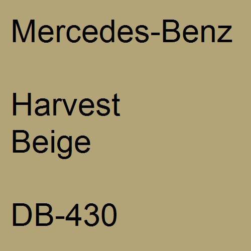 Mercedes-Benz, Harvest Beige, DB-430.